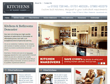 Tablet Screenshot of kitchensdoncaster.co.uk